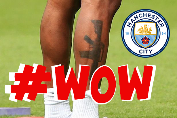 Top 23 Craziest Tattoos of Manchester City Players -