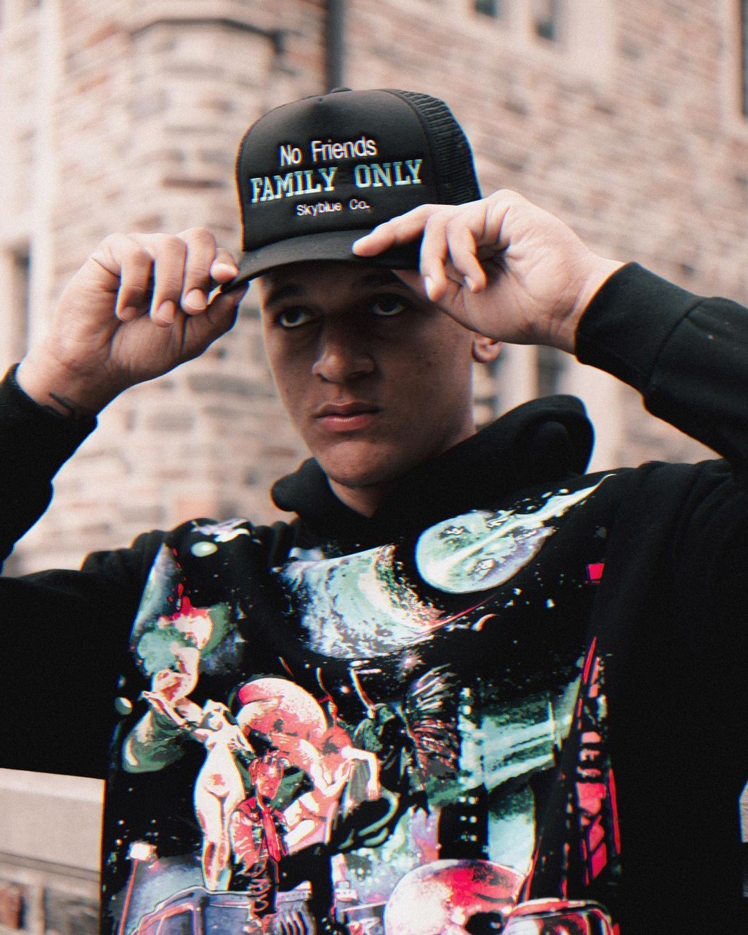 Picture of the 6 ft 10 in (2.08 m) tall American / Italian power forward of Orlando Magic