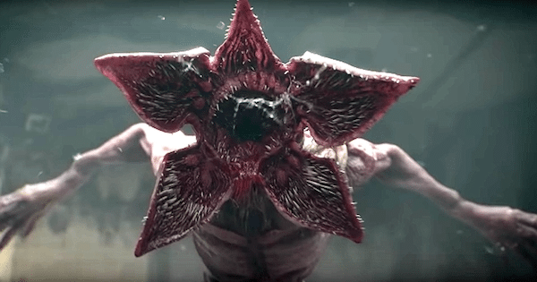 Demogorgon from Stranger Things, menacing creature